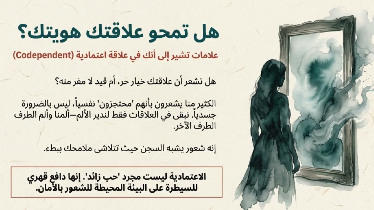 الاعتمادية العاطفية  لما الحب يتحول لسجن نفسي