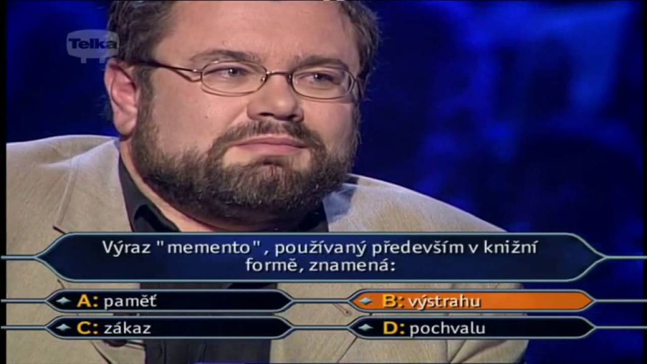 Chcete být milionářem - 314.díl