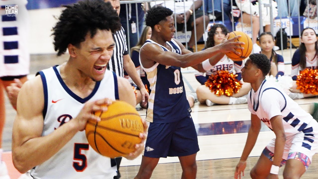Brayden Burries vs Brandon McCoy EPIC PLAYOFF GAME in Front of Sold Crowd! Roosevelt vs Bosco