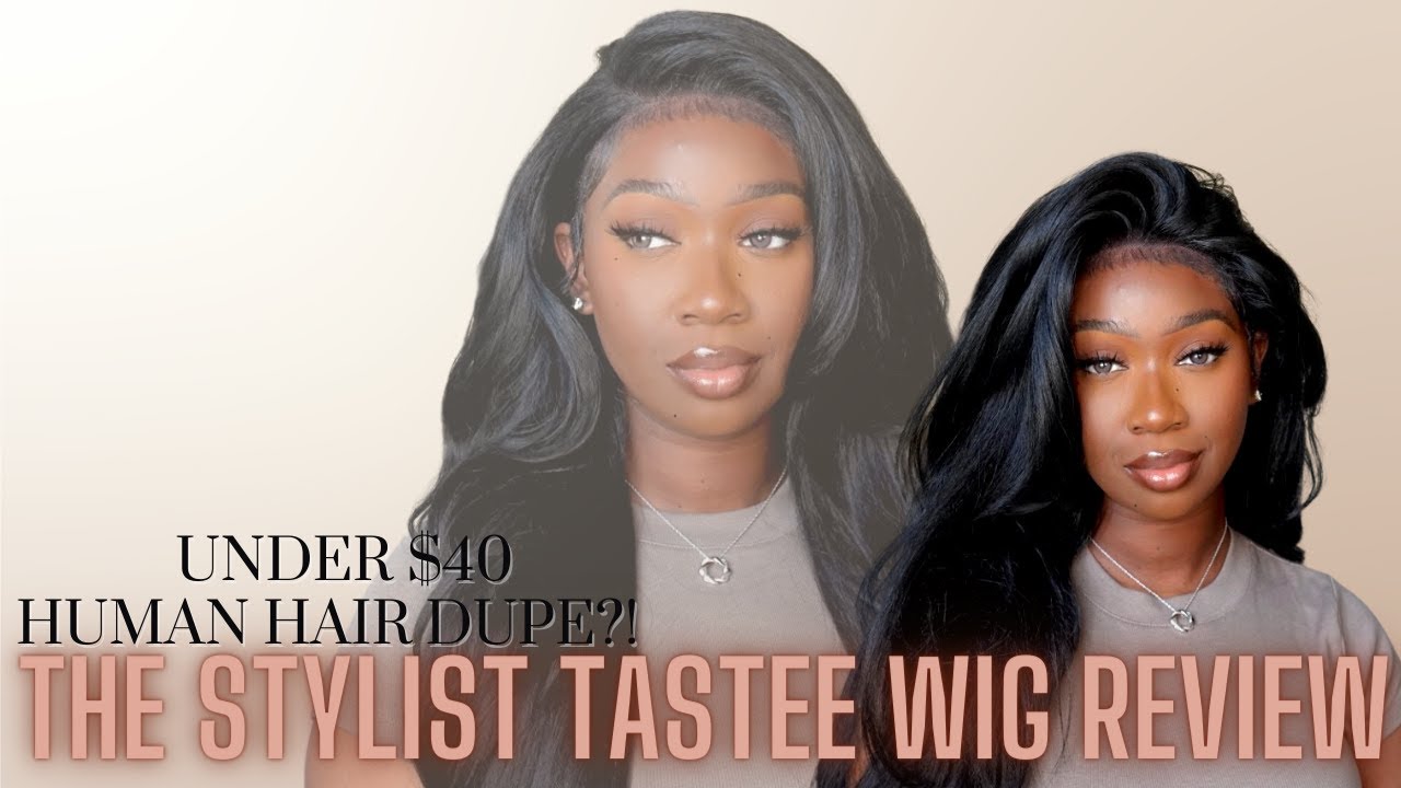 The Stylist | Human Hair Blend | 13x6 HD Lace Front Wig Review | Tastee | ft Sambeauty | Tan Dotson