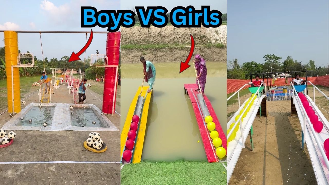 Crazy Boys VS Crazy Girls Unstoppable Challenge – From Jumps to Throws, The Final Shot Changed Ever.