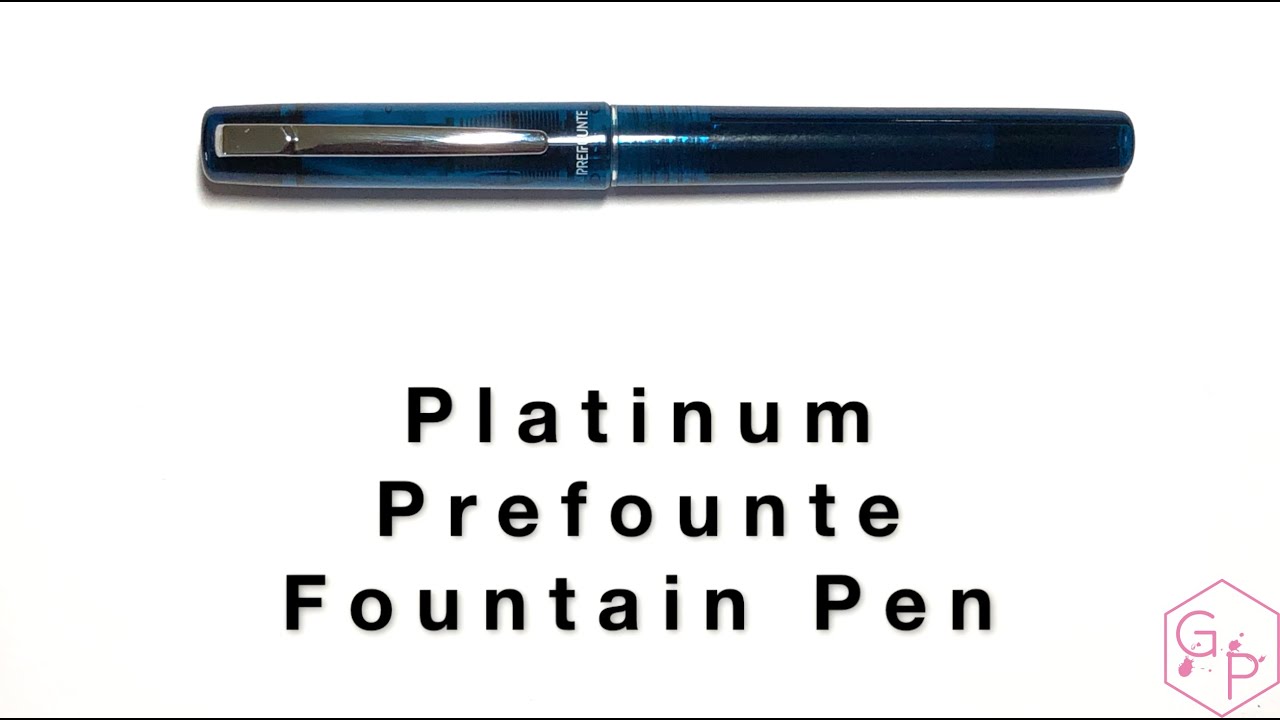 Platinum Prefounte Fountain Pen Especially Great for Beginners!