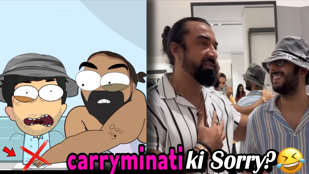 Carryminati Ki Sorry?🫨 @CarryMinati#animation #notyourtype #carryminati #newanimationvideo #ejazkhan