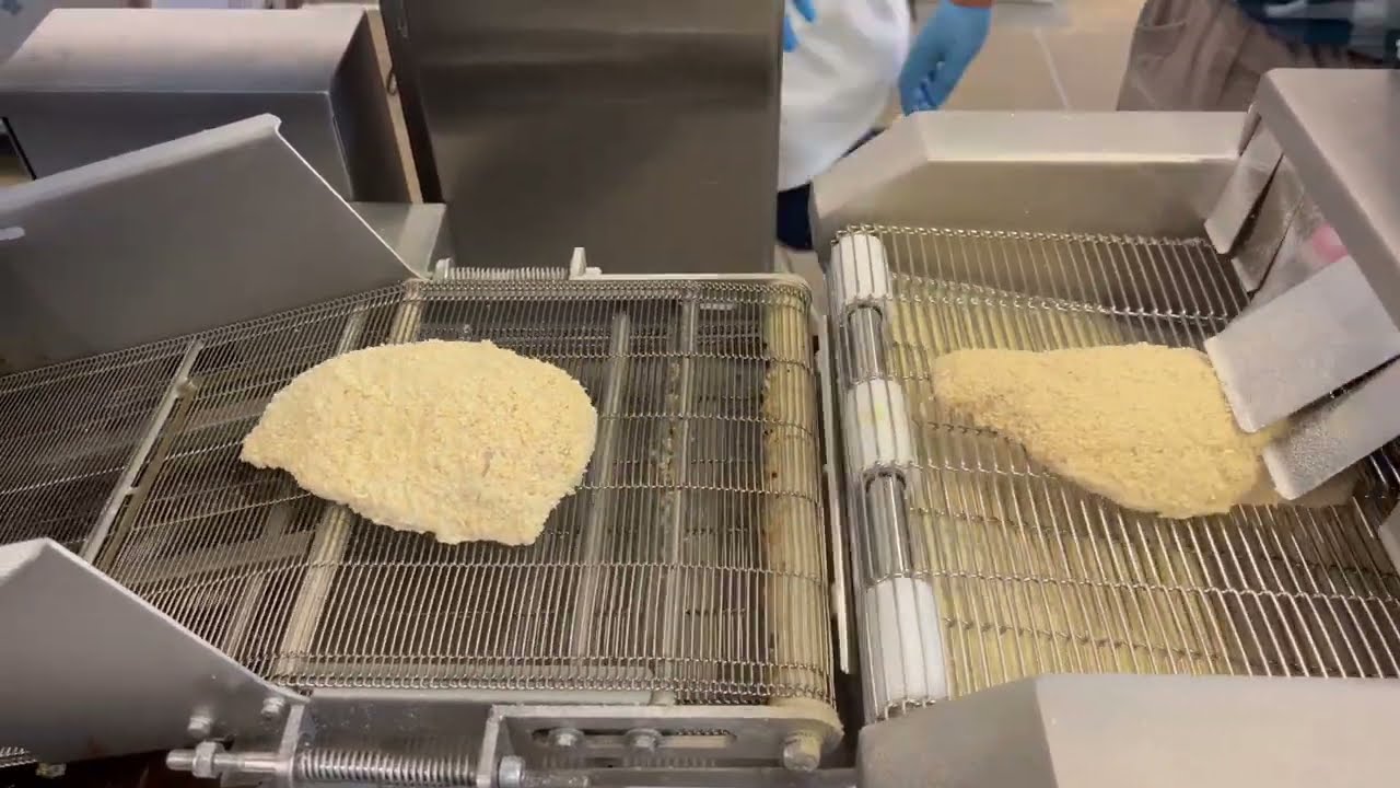 GASER line for breaded and fried chicken fillets // Linea para filetes de pollo empanados y fritos