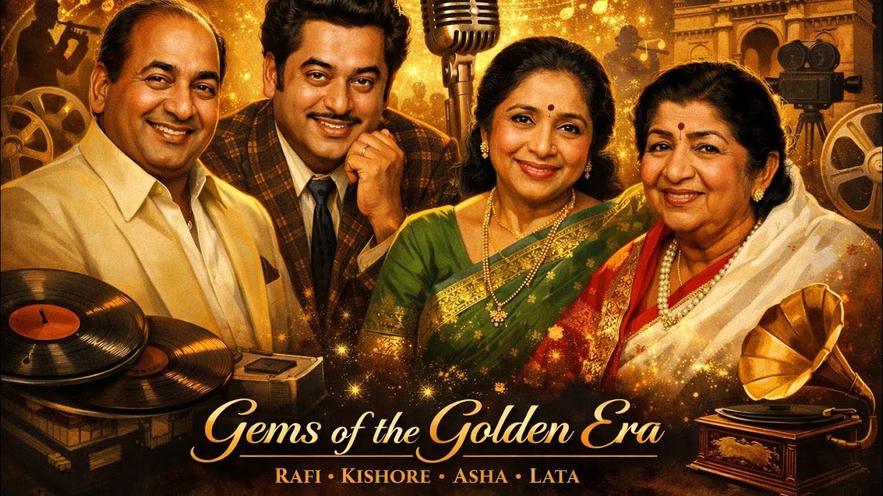 Gems of Golden Era - Superhit Songs of Rafi, Kishore, Lata, Asha & More by Jeevan Entertainers.