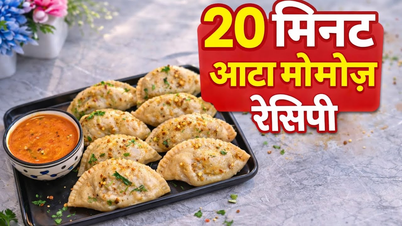 Only 20 min aata momos recipe ✨| aaj hi jaroor try kare .. 