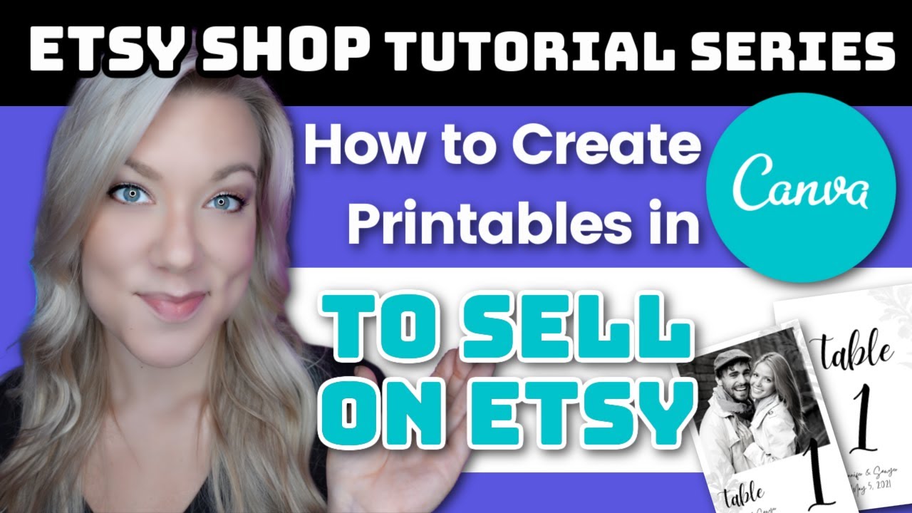 Как создавать печатные материалы в Canva для продажи на Etsy БЕСПЛАТНО: продавайте цифровые матер...
