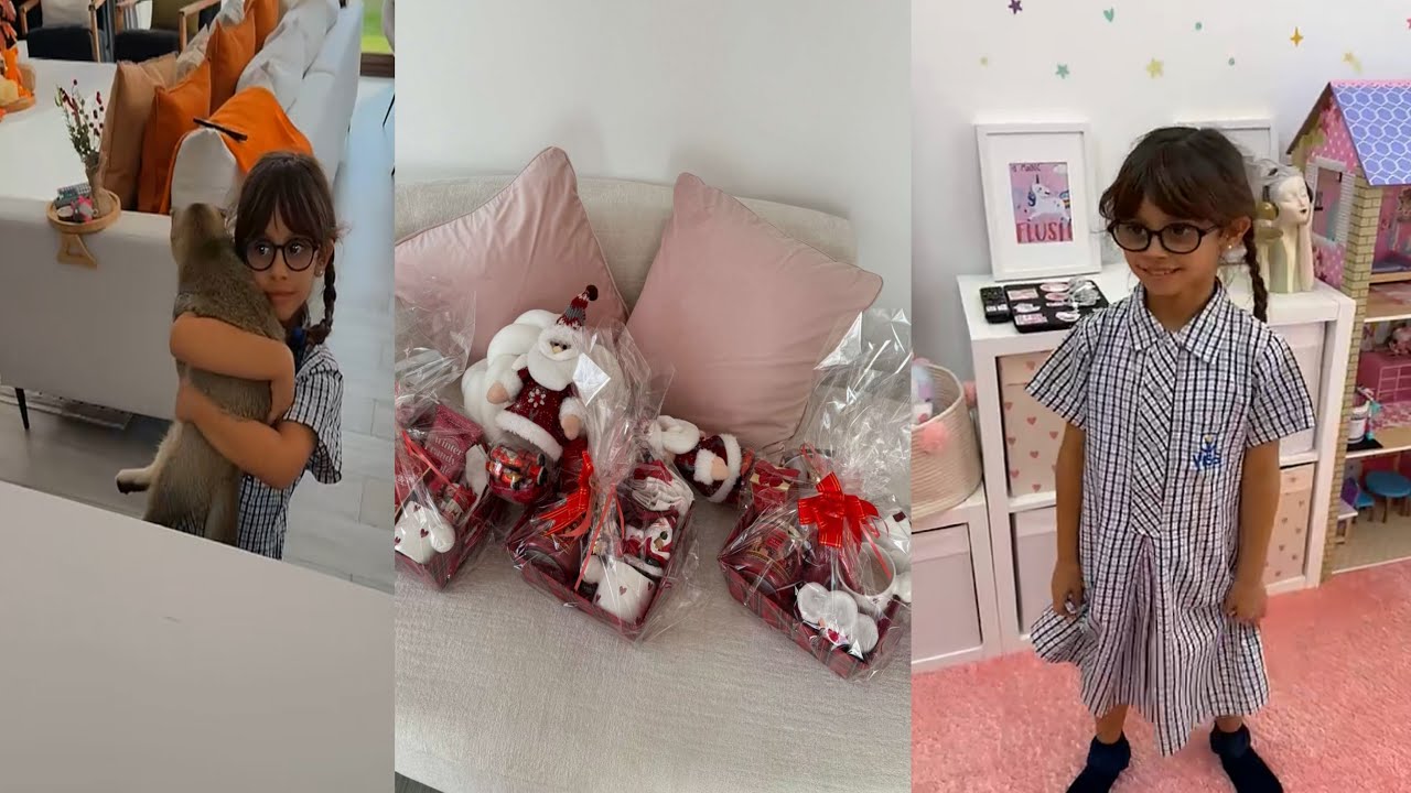 سنابات عائلة ميرو | رده فعل معلمات ايلين على الهدايا 🎁😍♥️