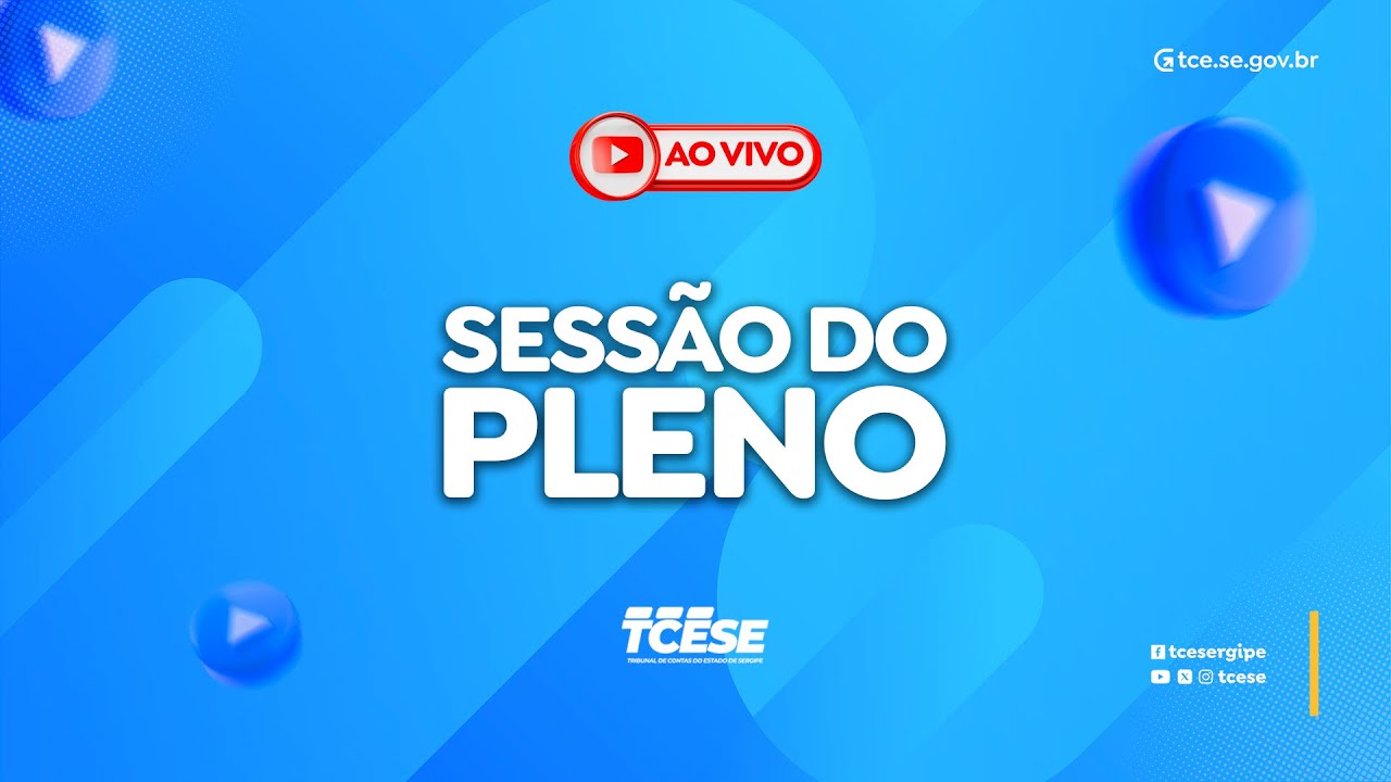 Sessão do Pleno do TCE - 12 de março de 2026