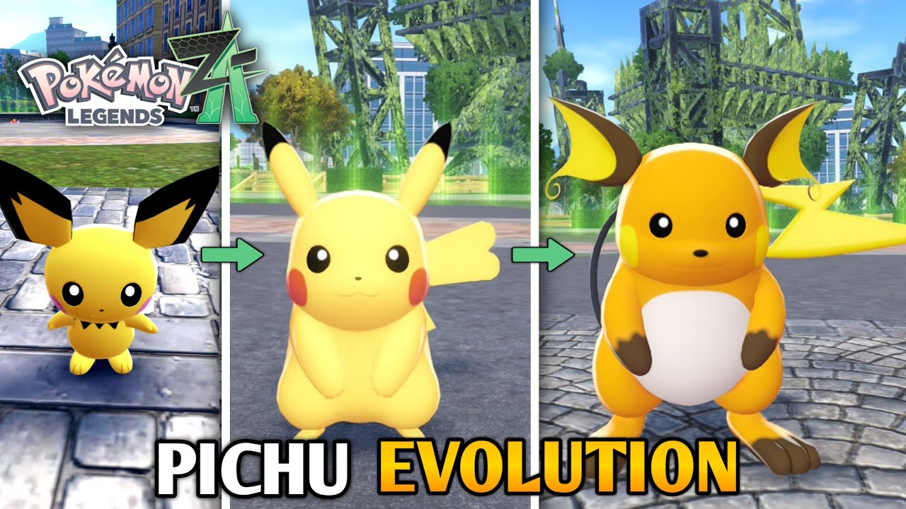 Как превратить Пичу в Пикачу и Райчу в Pokemon Legends ZA