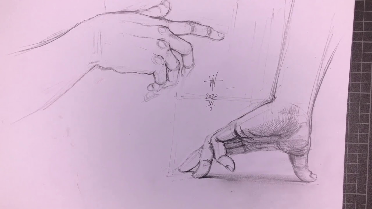 HOW TO DRAW HANDS / JAK RYSOWAĆ DŁONIE?