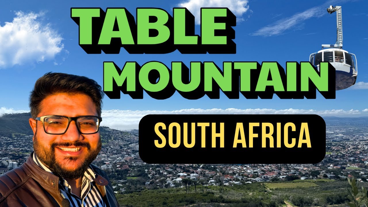 Table Mountain 7th Wonder of Nature 🌍 Pakistani Vlog