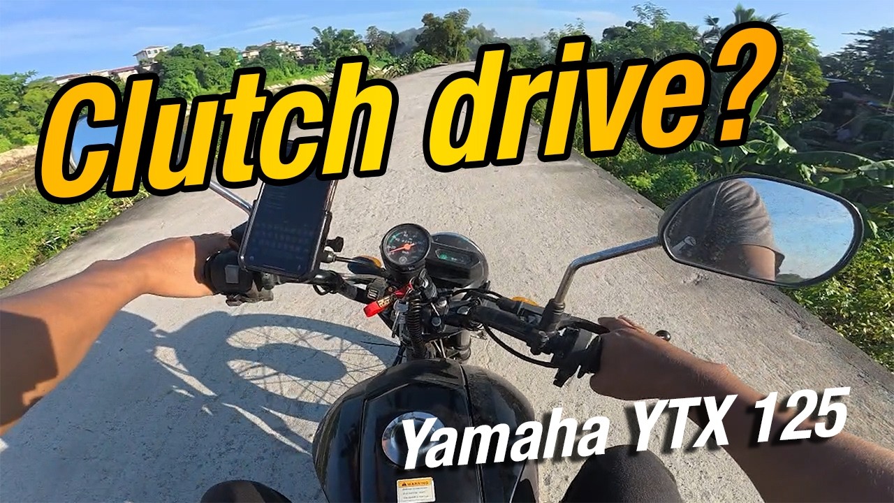 How to drive Yamaha YTX 125 for beginners!