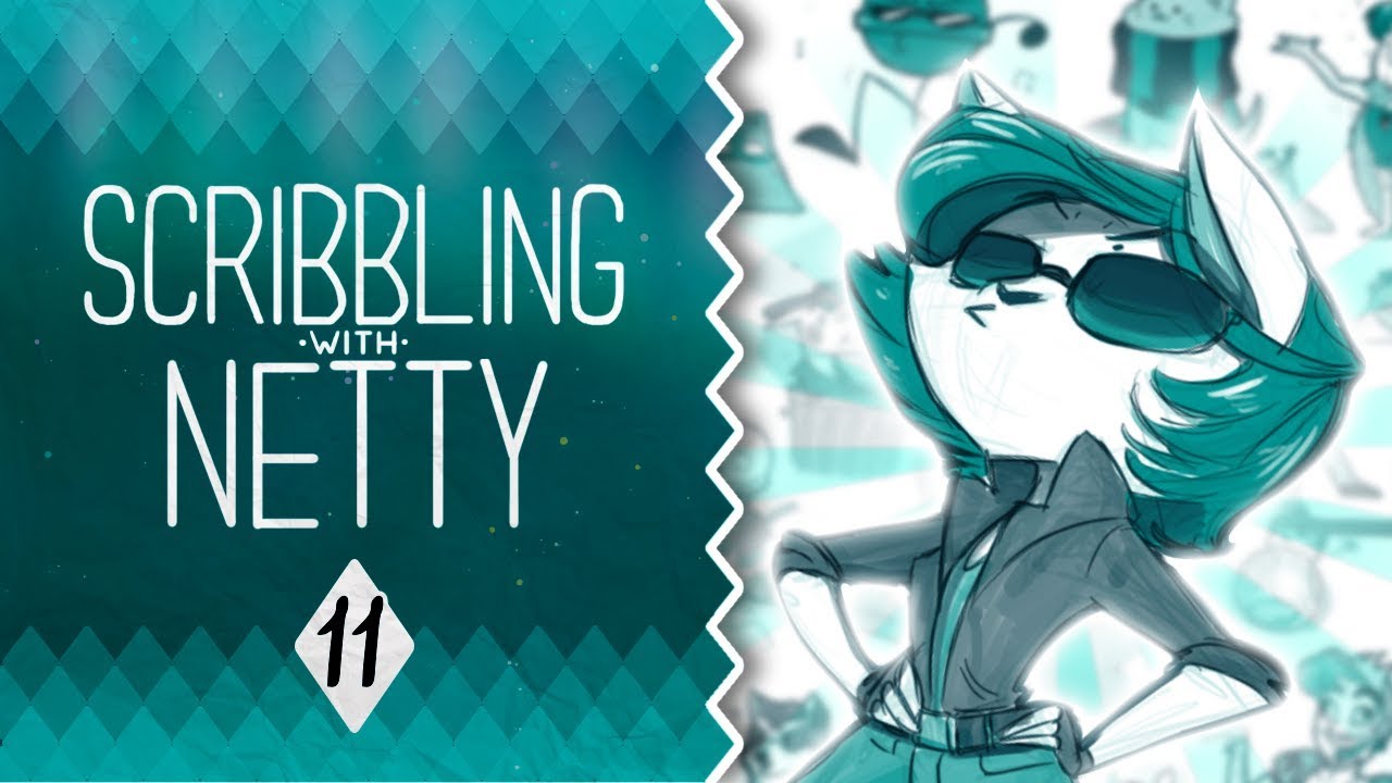 MY NEW(ish) HAIR :O || Scribbling with Netty (11)