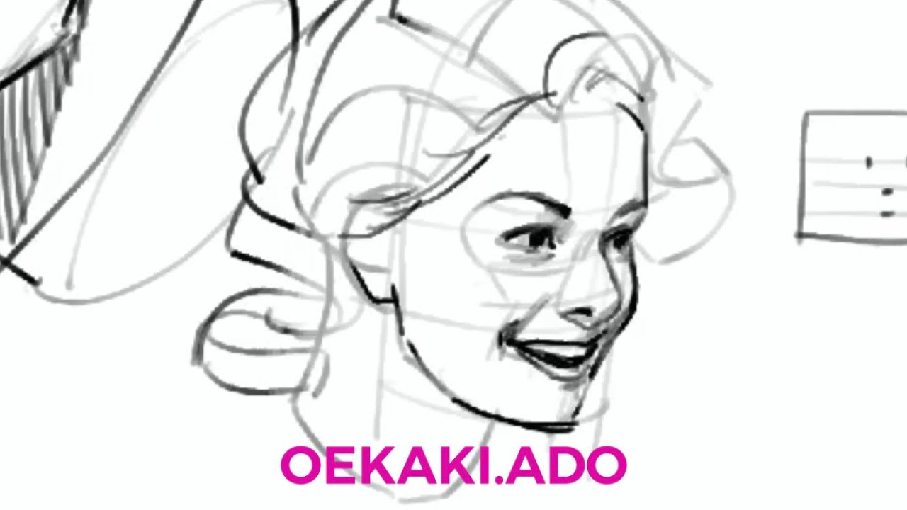 【基礎練習】人物画めんどり練習