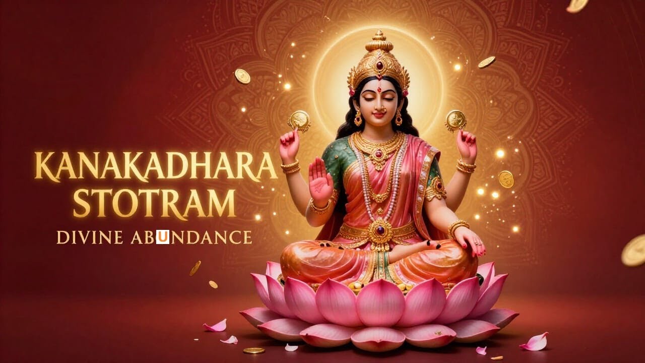 Kanakadhara Stotram [Full Version Vedic Chant] | Divine Abundance & Lakshmi’s Grace
