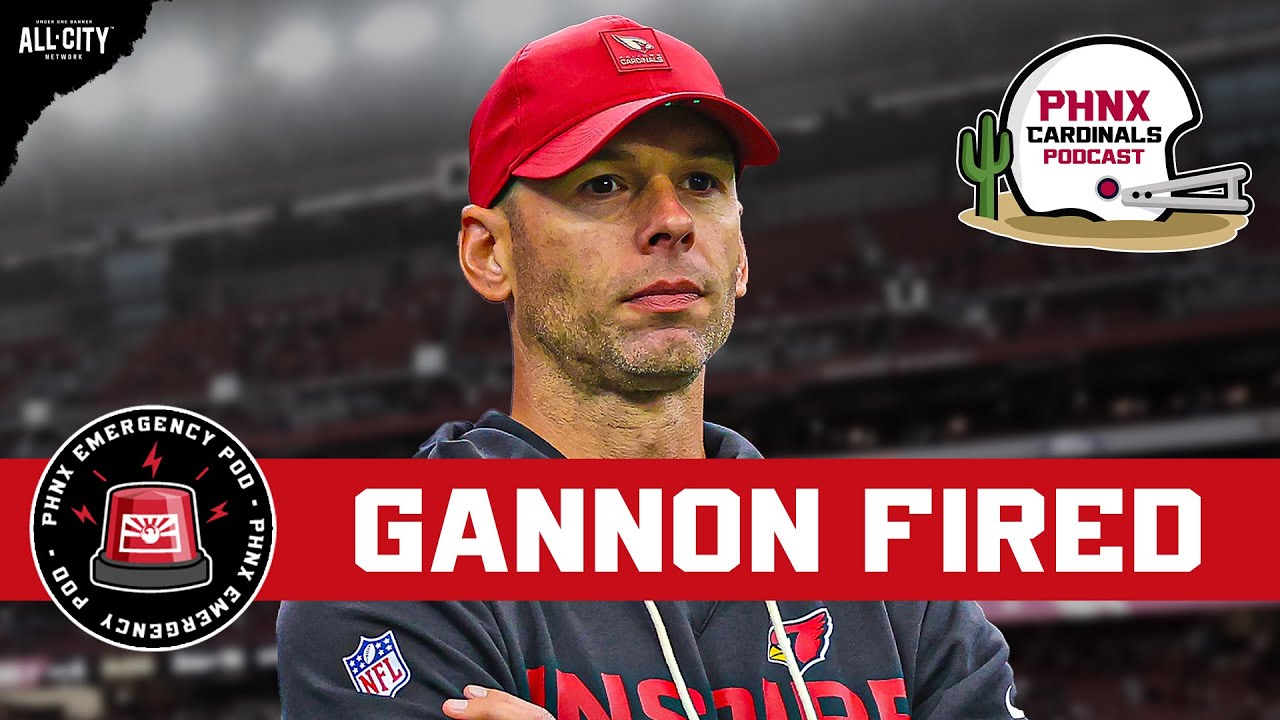 BREAKING: Jonathan Gannon FIRED as Arizona Cardinals Head Coach