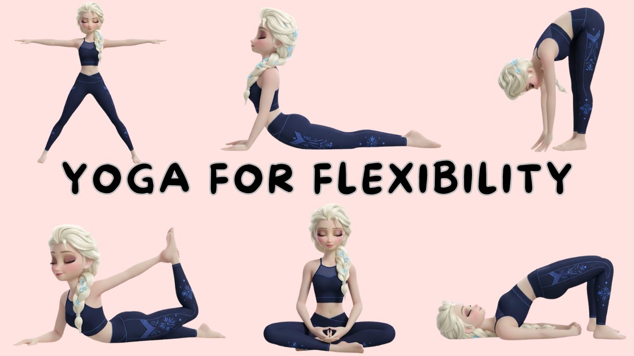 Yoga For Flexibility | Joyful Balance Yoga with Frozen | Exercise For Kids