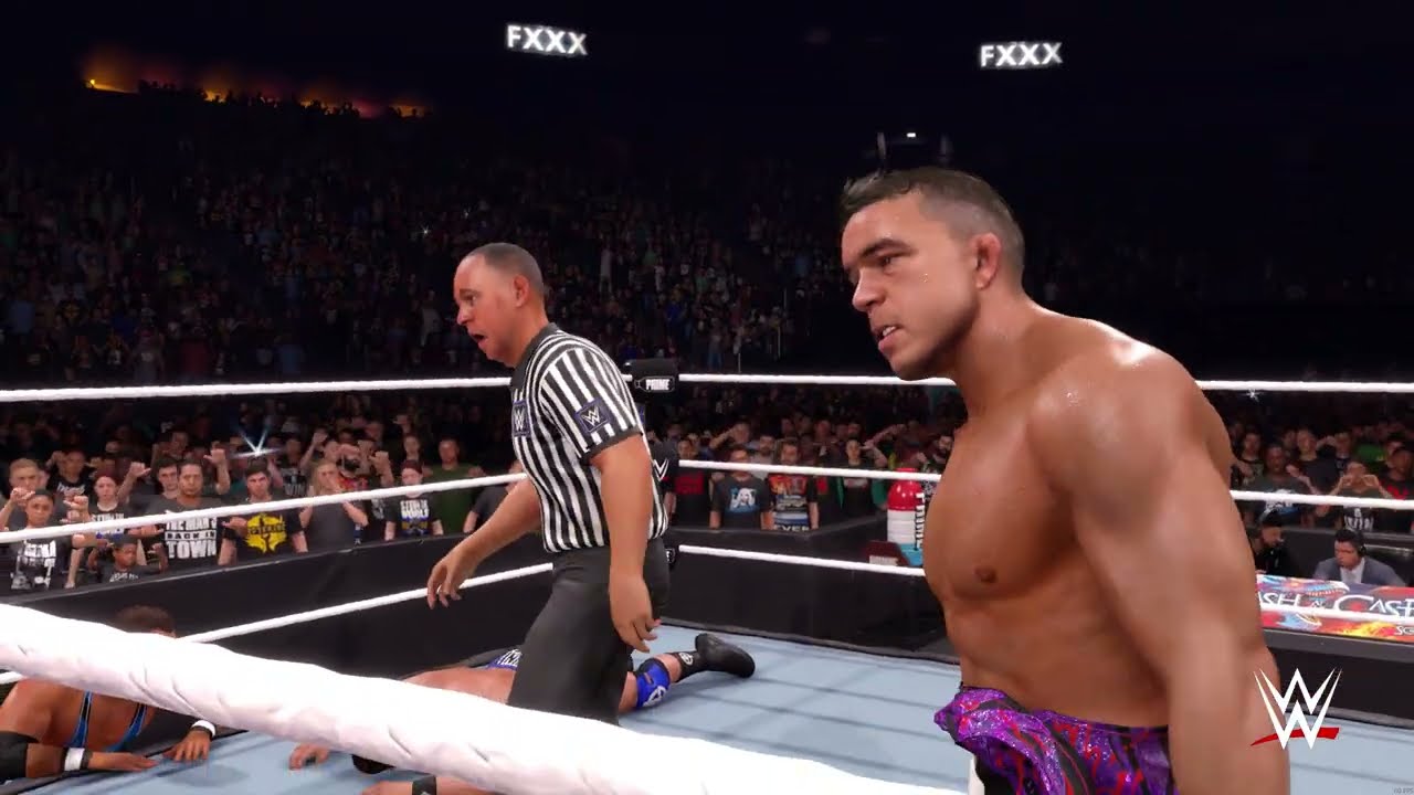 WWE 2K25 Chad Gable vs Austin Theory Intercontinental Championship Clash at the Castle