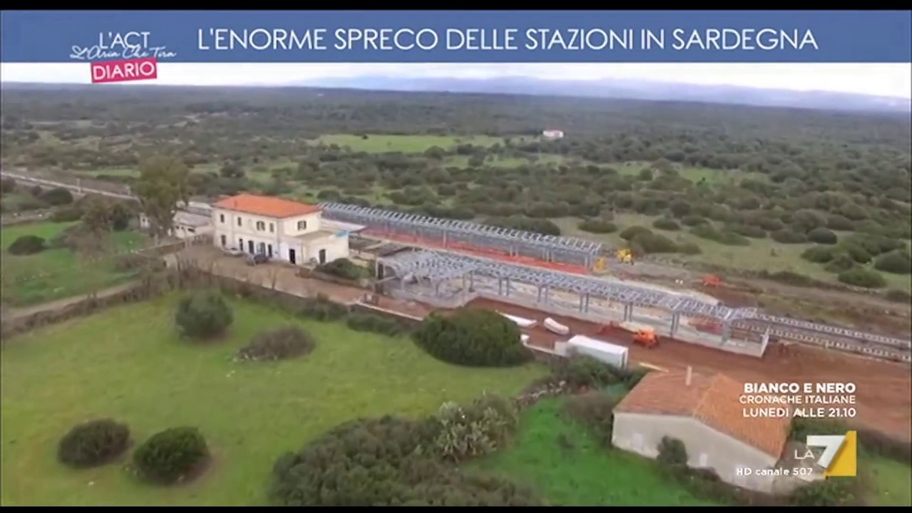 La7 · L’Aria Che Tira - Sardegna, stazioni nuove ma senza passeggeri