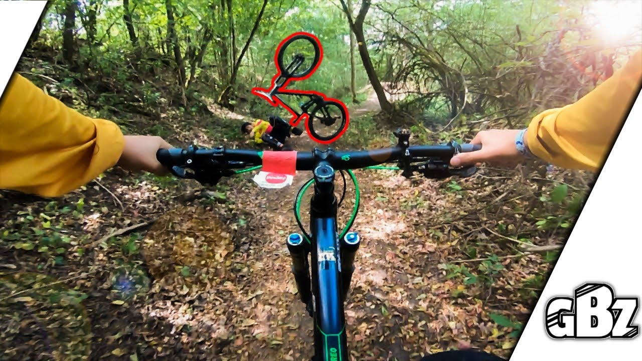 Überschlag?! CRASH // Hometrail Action // GermanBikerZz