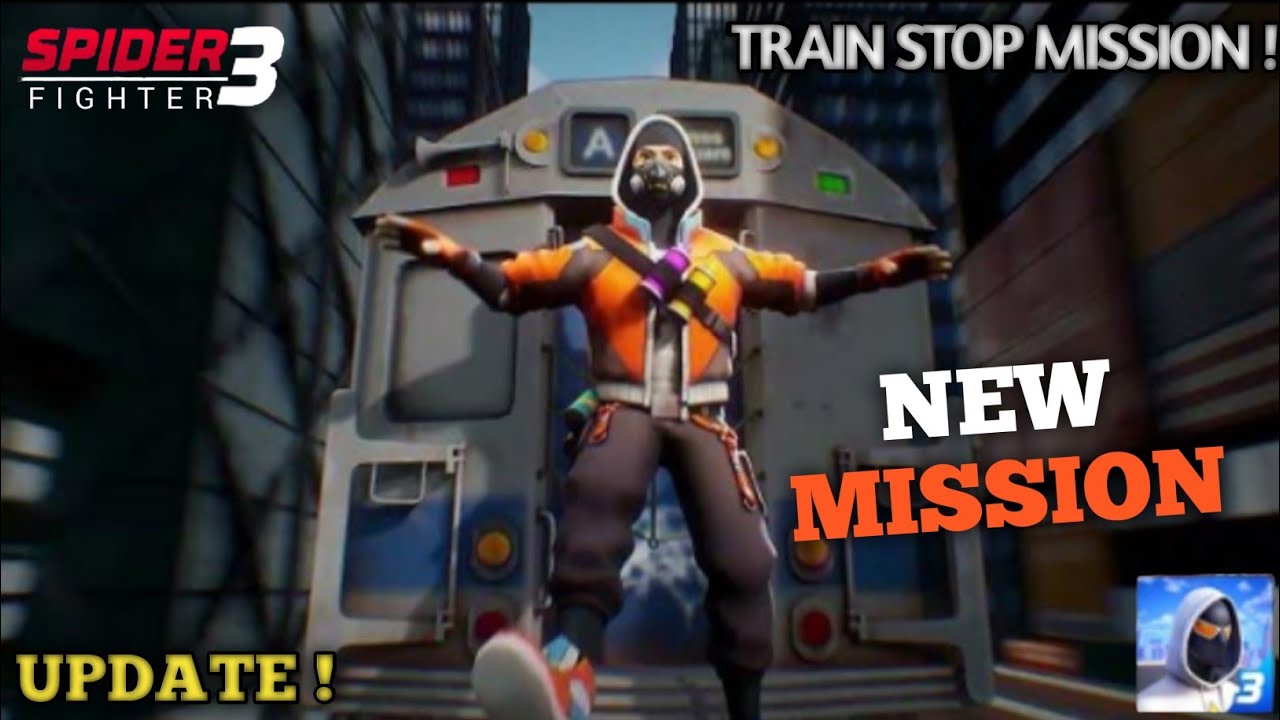 New Metro Train Stop Mission Add In Spider Fighter 3🔥||
