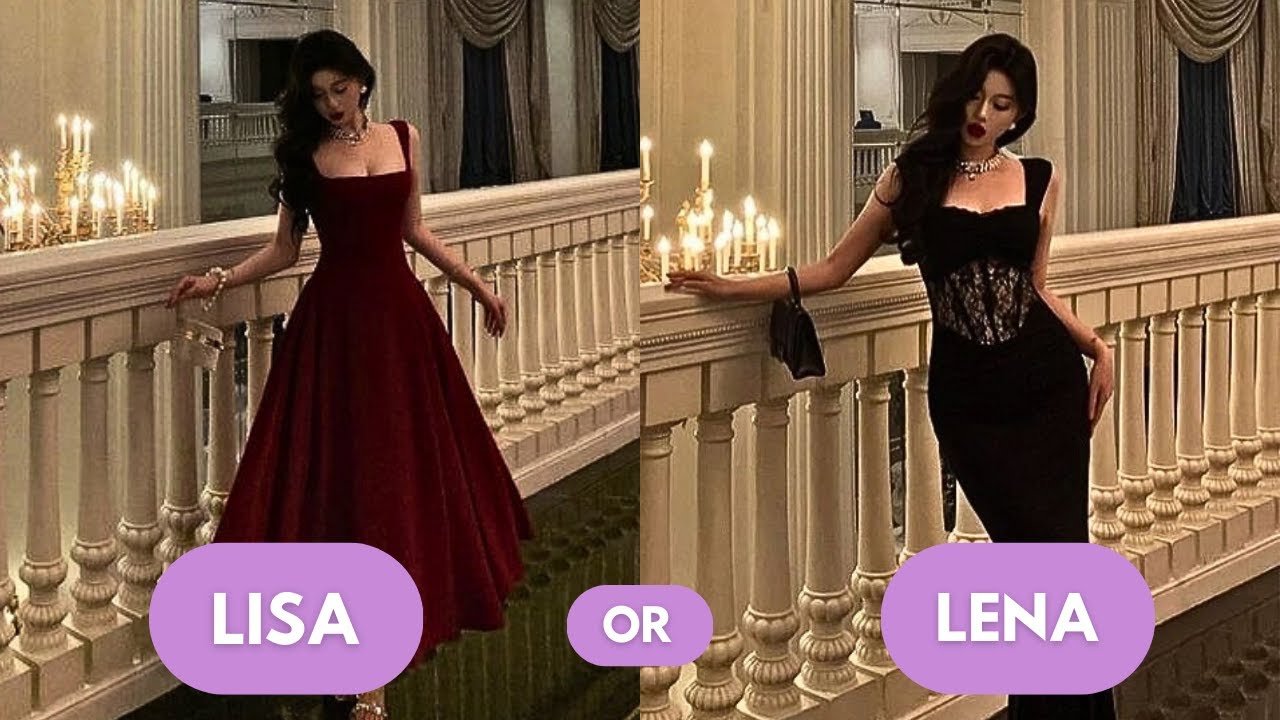 Would You Rather Choose Lisa OR Lena Outfits Korean? Royal Aesthetic Quiz