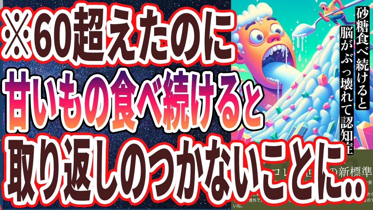 【なぜ報道しない？】「甘いものを食べ続けると、全身がカビだらけになり、二度と取り返しのつかないことに」を世界一わかりやすく要約してみた【本要約】