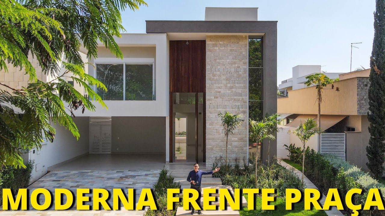 EXCLUSIVA FRENTE PRAÇA | CASA NOVA DE ALTO PADRÃO À VENDA NO JARDINS VALÊNCIA | GOIÂNIA