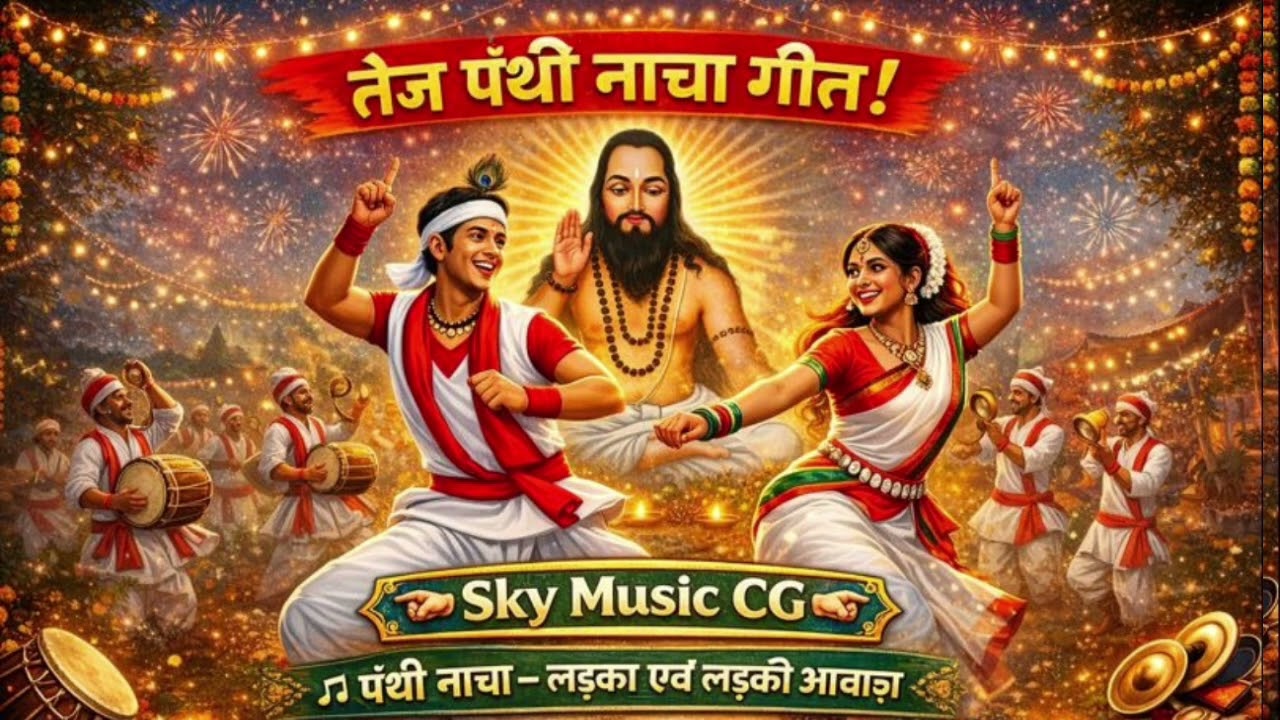 तेज पंथी नाचा गीत 2025 | जय सतनाम जय सतनाम | Panthi Nacha CG Song | Sky Music CG