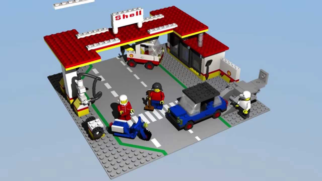 lego 6371 service station