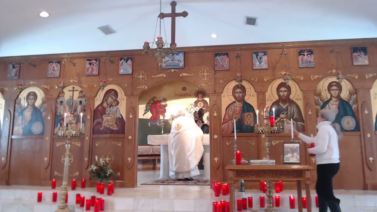 January 18, 2026, Divine Liturgy with Memorial. Late Start.