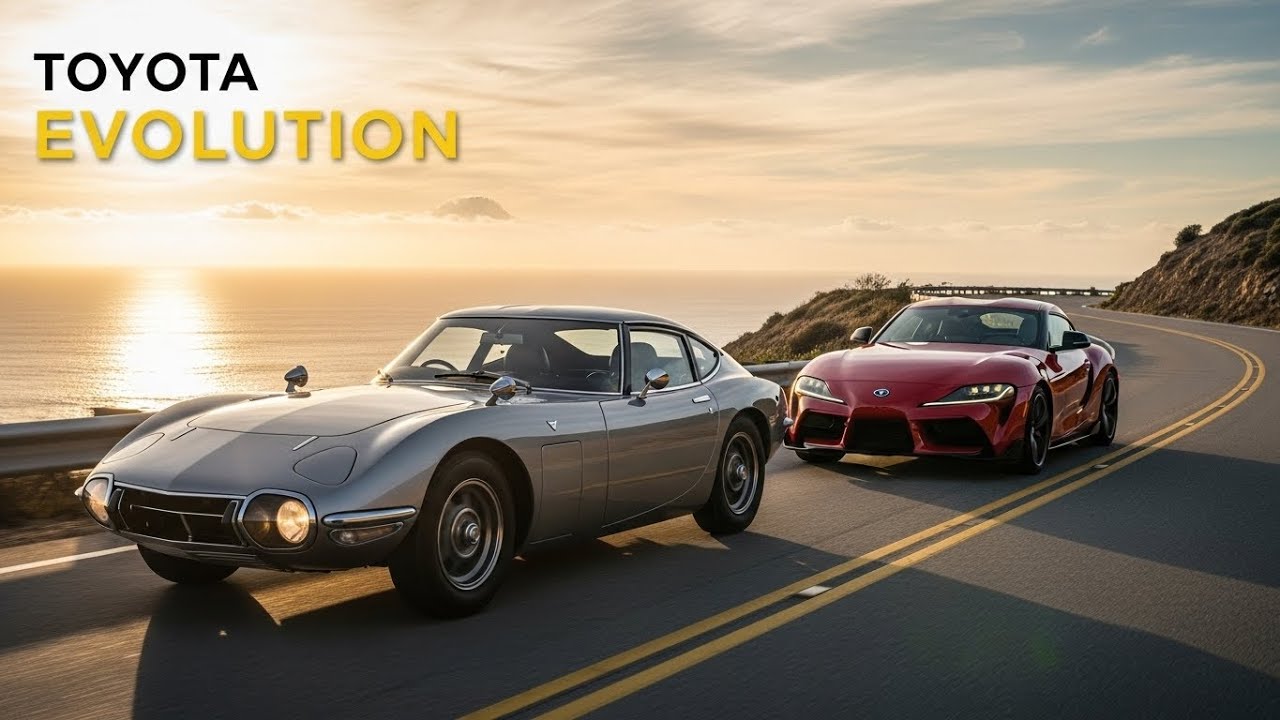Toyota Vehicle Evolution 1937–2027 | From Classic Beginnings to Future Vision