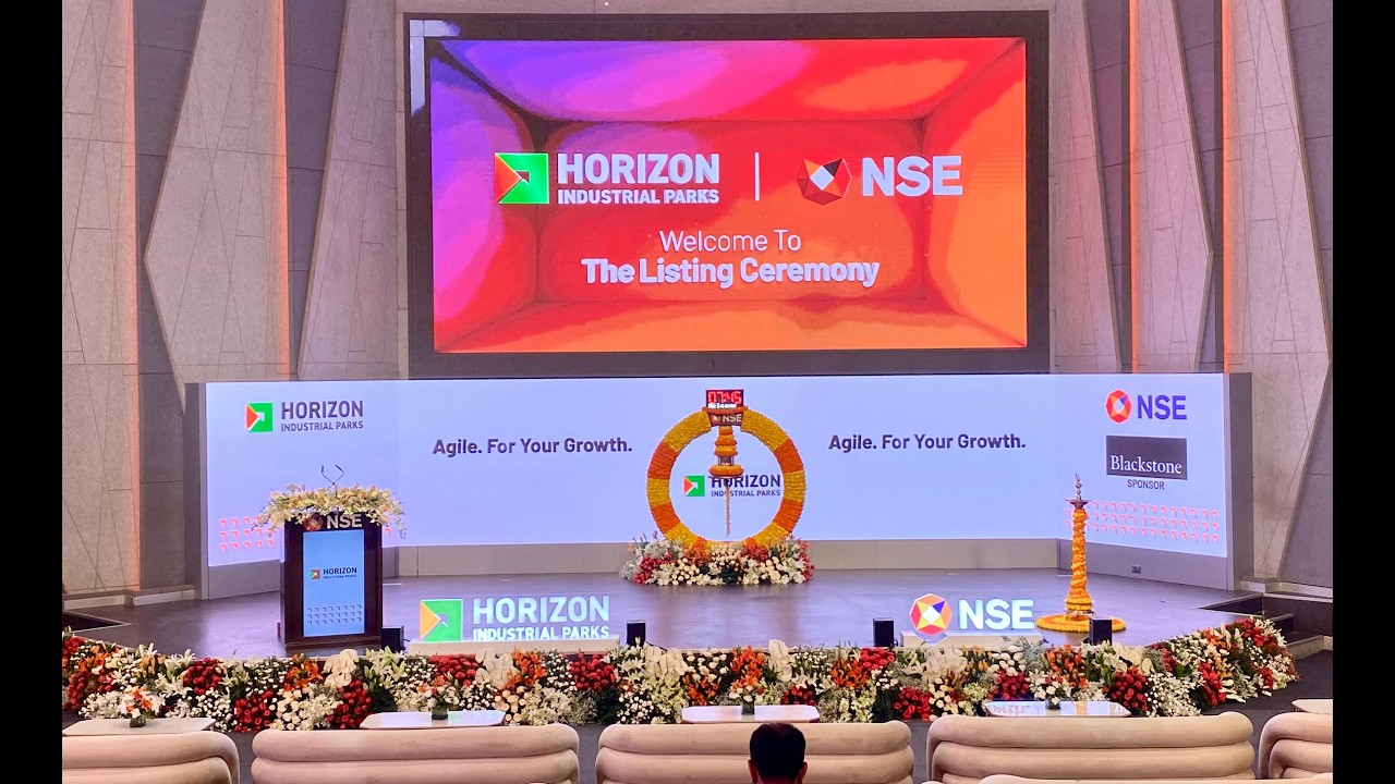 Listing ceremony of Horizon Industrial Parks Limited