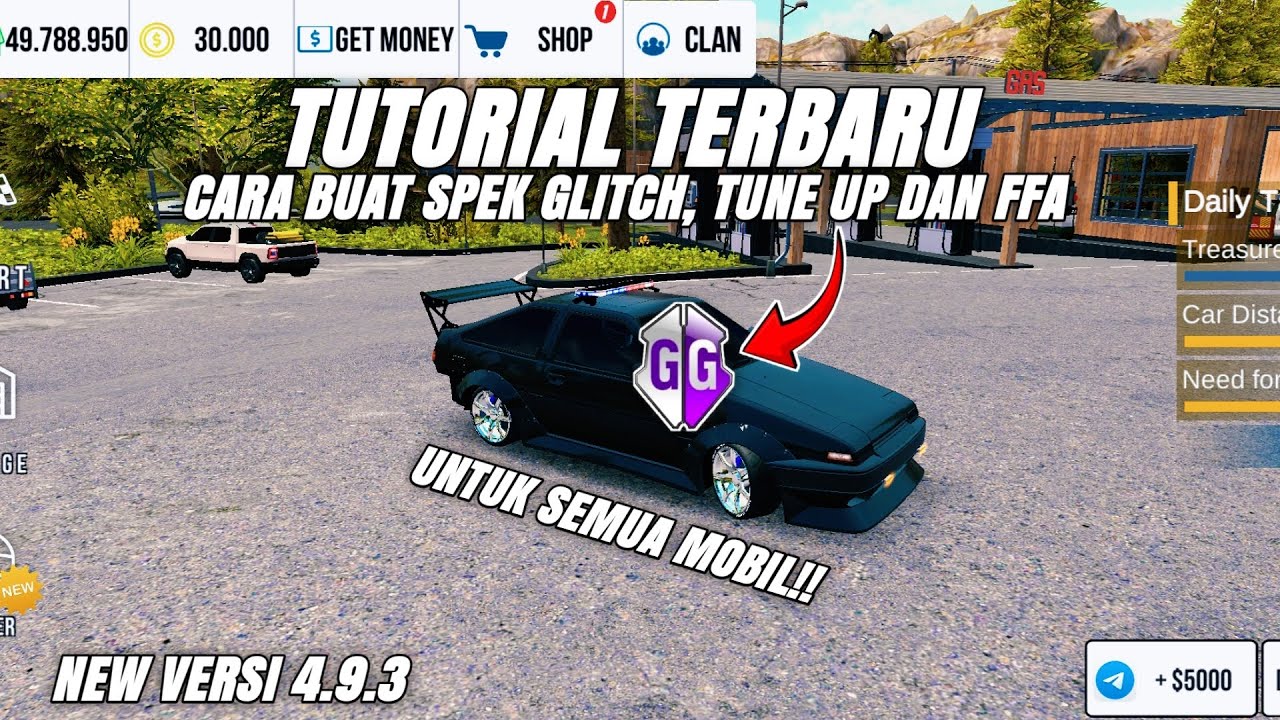TUTORIAL TERBARU!! CARA MEMBUAT SPEK GLITCH, TUNE UP DAN FFA - CAR PARKING MULTIPLAYER