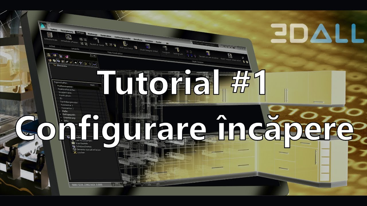 Tutorial proiectare mobilă 3D ALL - Configurare &icirc;ncăpere &icirc;n imos iX