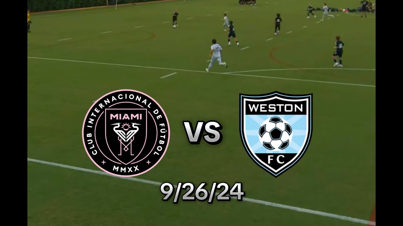 Weston FC vs Inter Miami CF Academy - U12 Florida Academy League Highlights