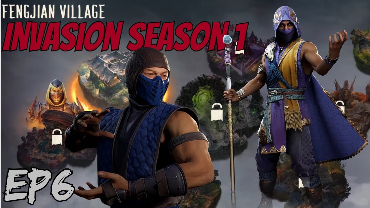 Rain will extinguish Scorpions flame: Rain & Sub Zero MK1 - Invasion mode S1 EP6