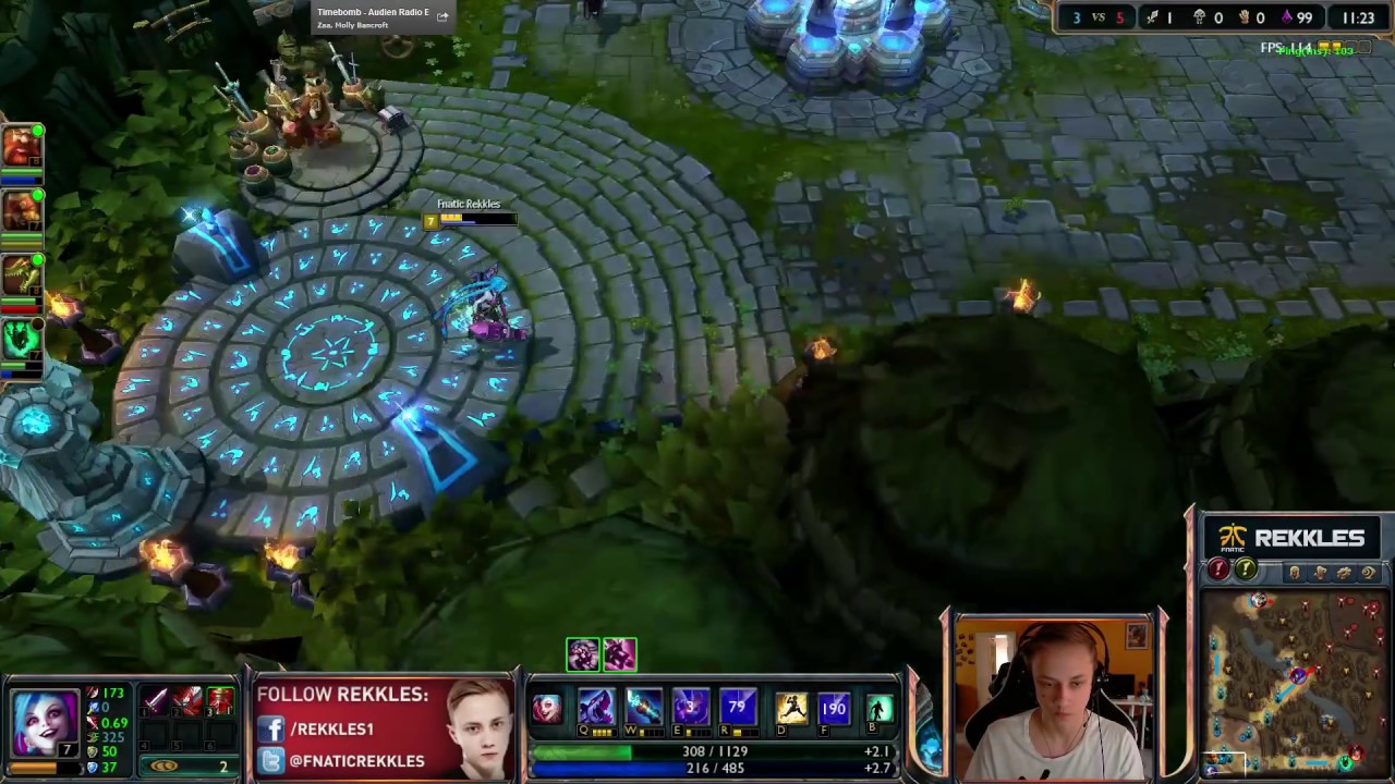 Fnatic Rekkles Jinx vs Sivir [Challenger Ranked solo queue AD]