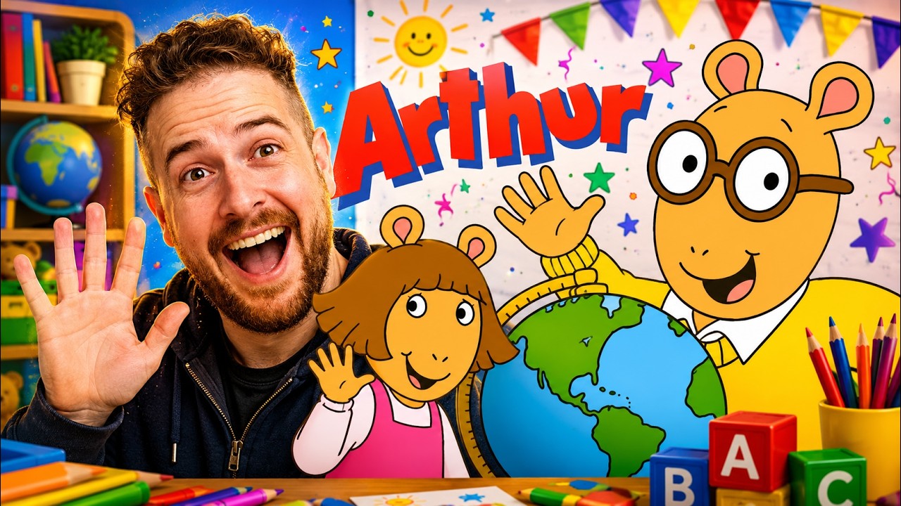 How to draw and color # 119 Arthur / comment dessiner # 119 Arthur Read (colorized by Lamia)