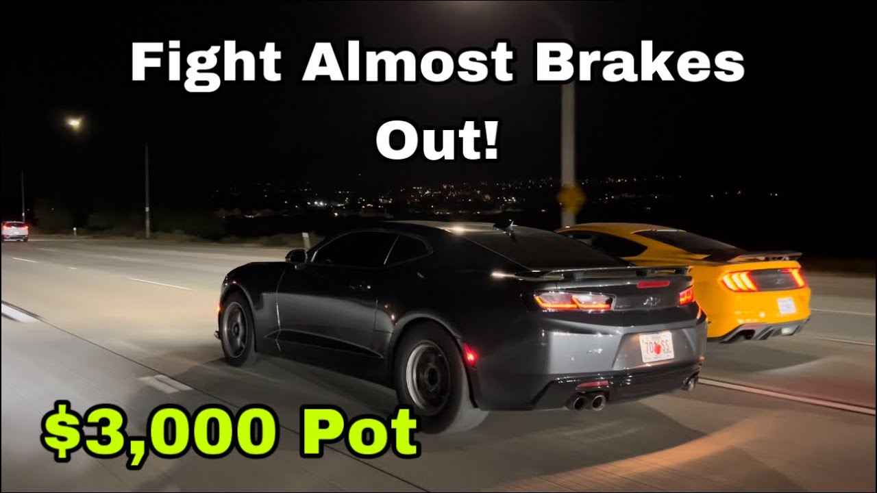 Camaro Vs Mustang Gone Bad! 