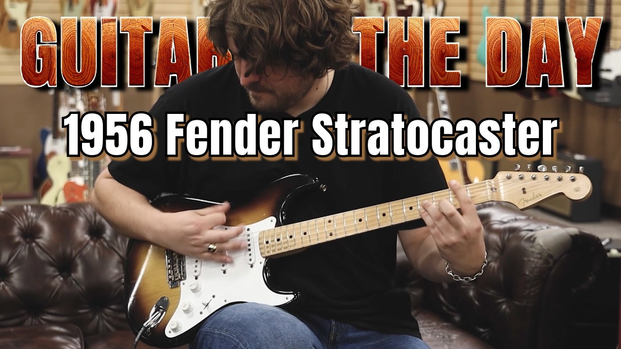Fender Stratocaster 1956 года в цвете Sunburst | Гитара дня