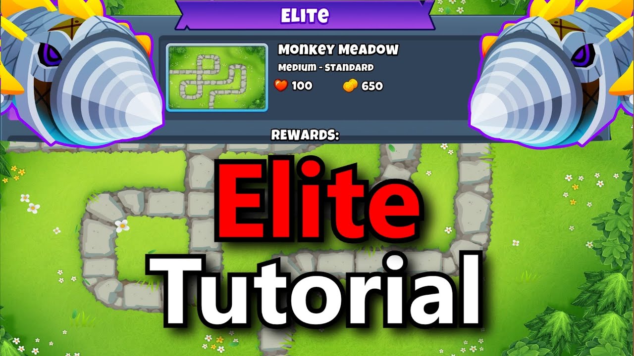 Dreadbloon Elite Tutorial || Only 2 Paragons + Minimum Monkey Knowledge || Meadow (BTD6)