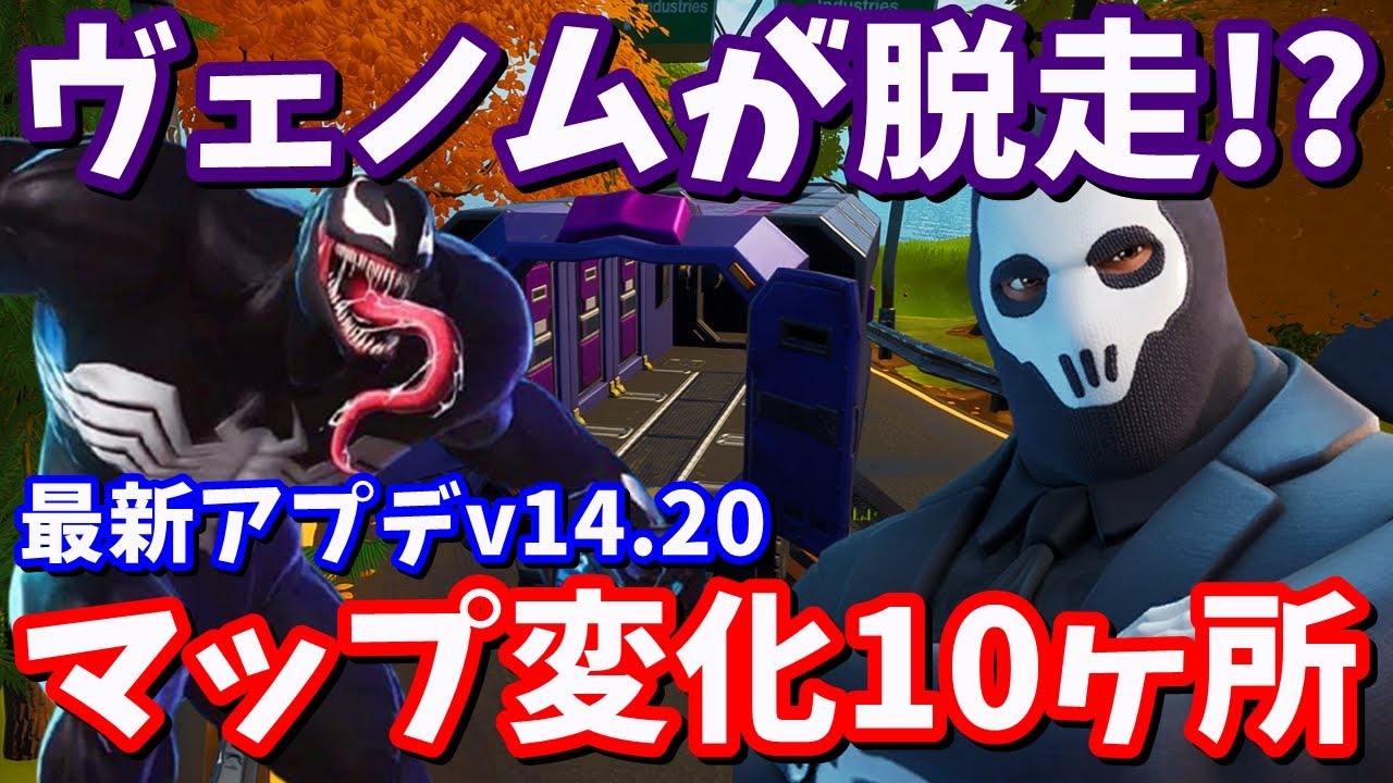 ザ・グラトウ復活!? 最新アプデv14.20マップ変化10ヵ所【フォートナイト考察】