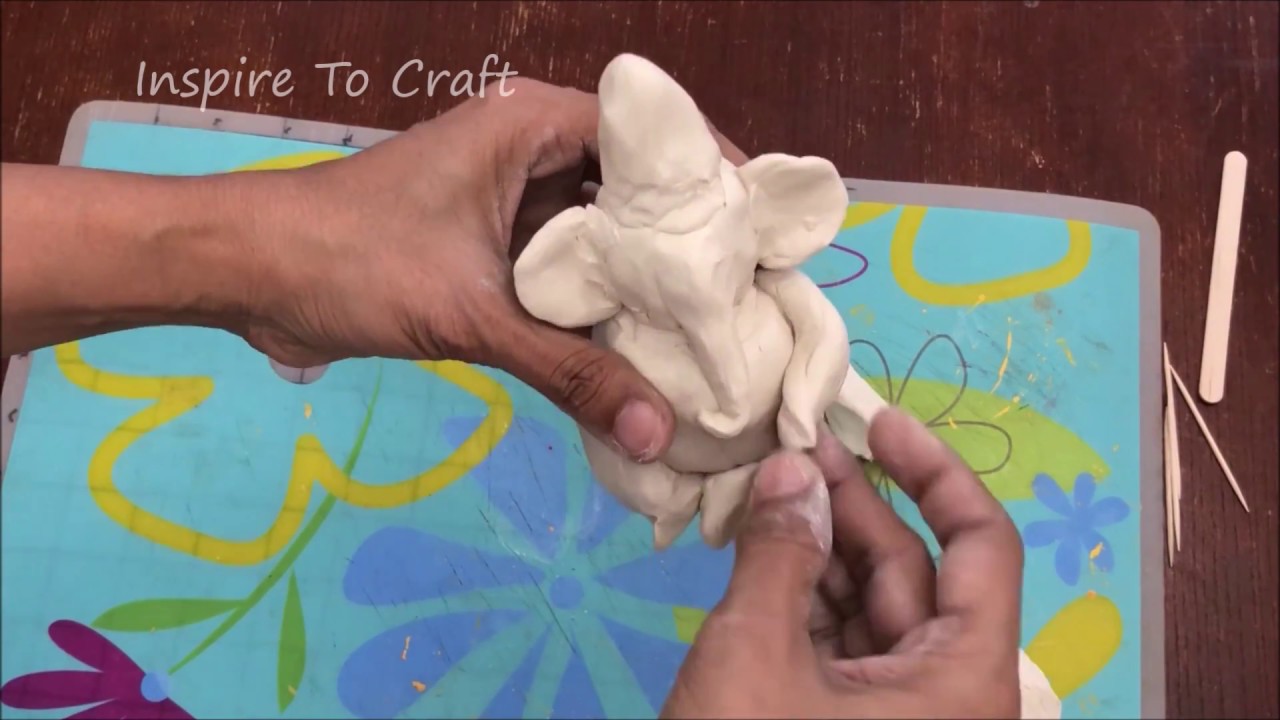 Eco Friendly Clay Ganesha Making(Ganapati)