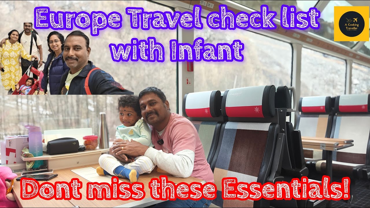 🎒✈️ Travel Essentials for Europe with an Infant 👶 | What to Pack for Baby Travel 🌍