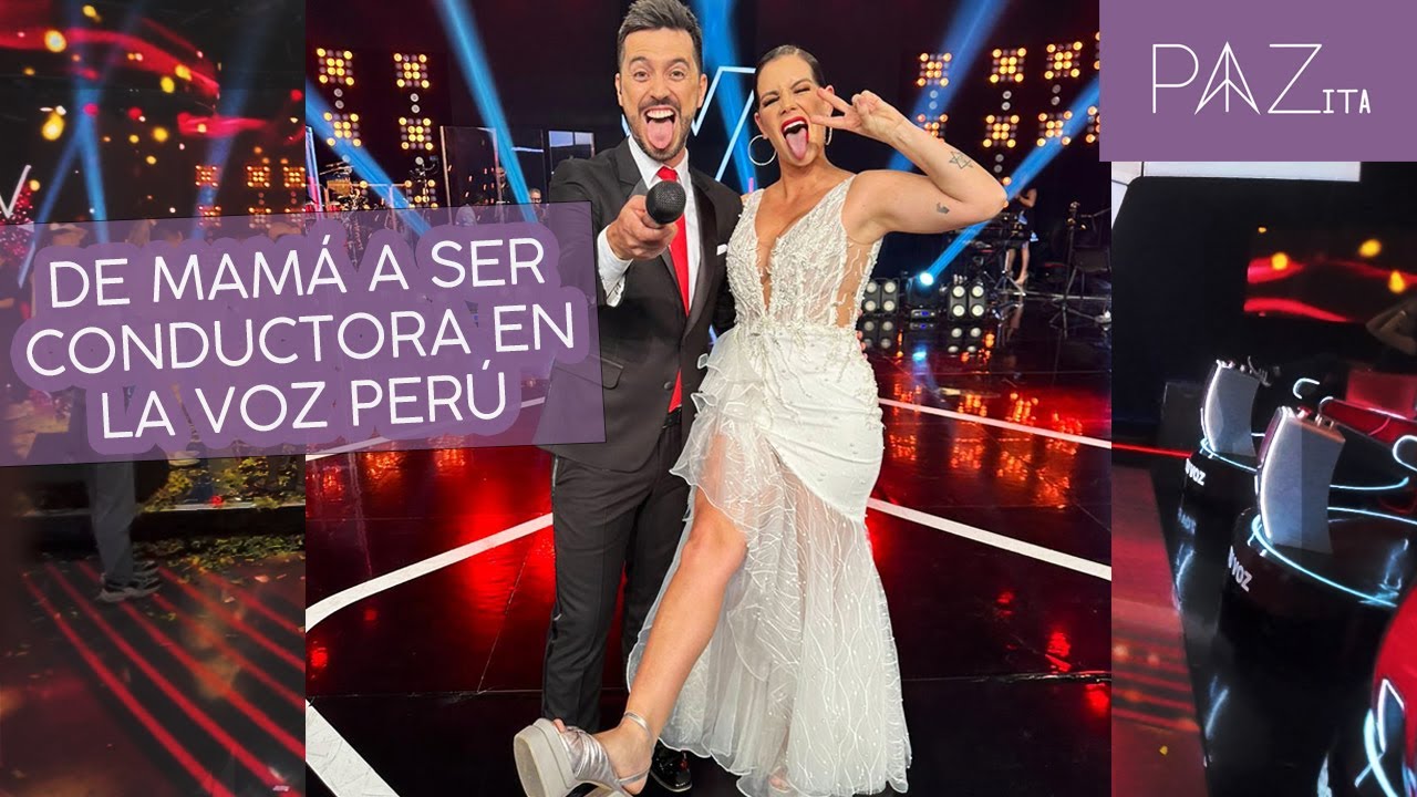 DE MAMÁ A CONDUCTORA DE TV EN LA VOZ PERÚ - Pazita