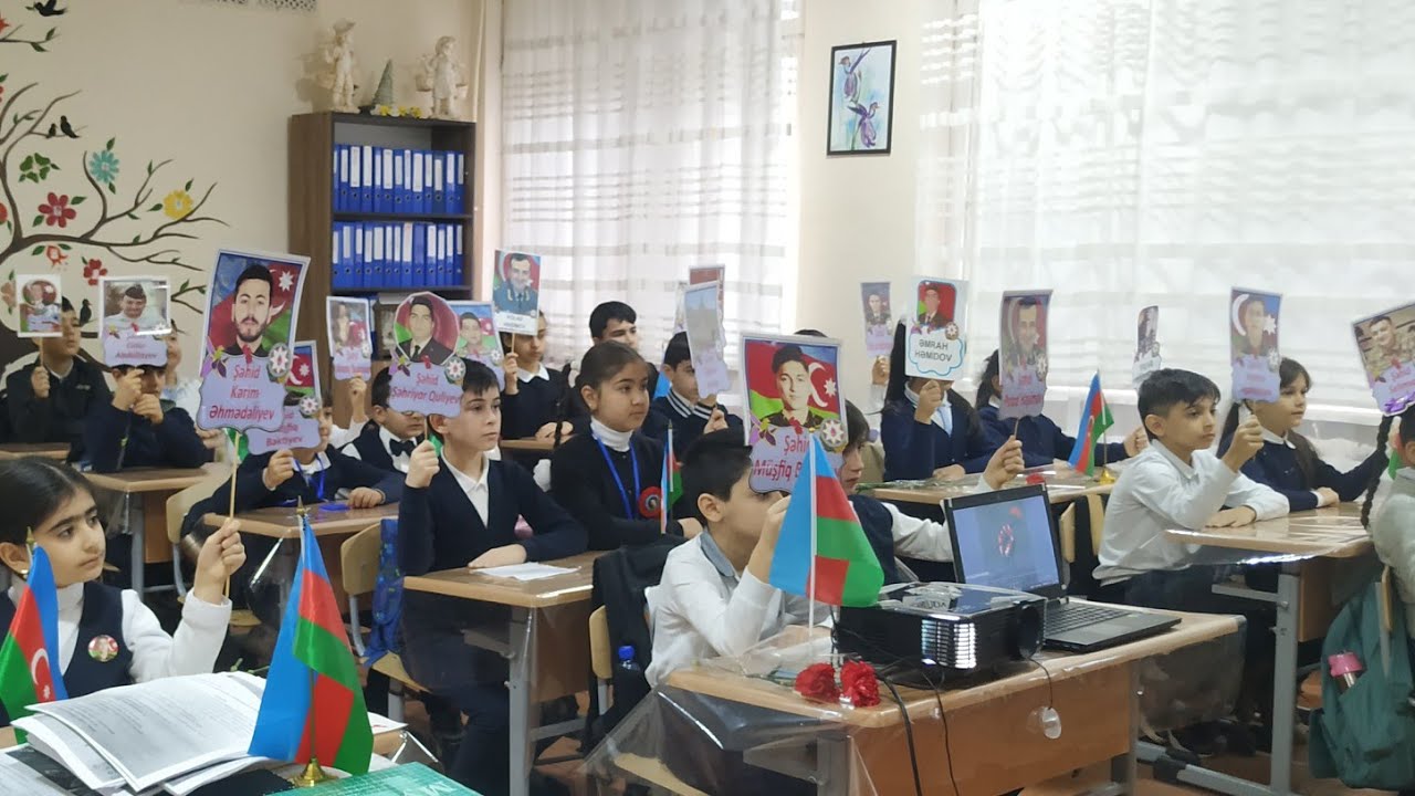 15 nömrəli tam orta məktəbdə 20 Yanvar faciəsinə həsr olunan dərslər keçirilib