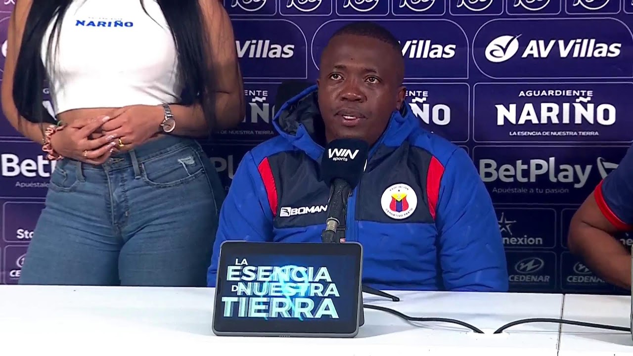 Rueda de prensa de Pasto tras su partido con Pereira