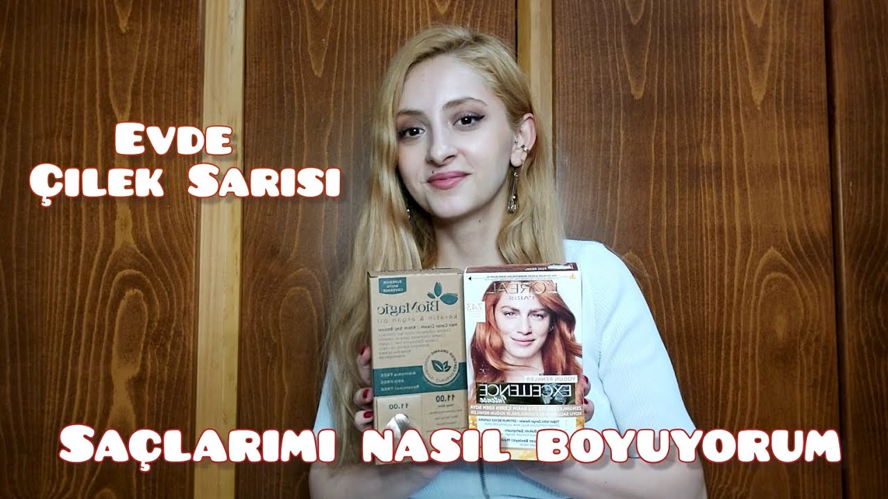Saçımı Çilek Sarısına Boyuyorum